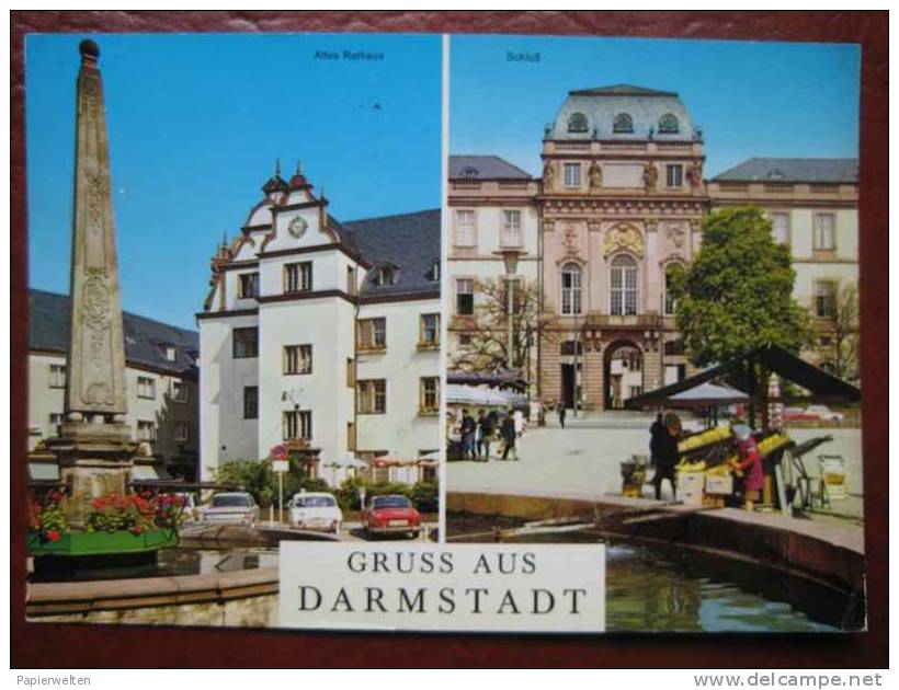 Darmstadt - Mehrbildkarte  Gruss Aus Darmstadt - Darmstadt