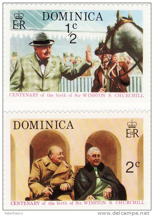 Dominica - Centenario Della Nascita - Sir Winston Churchill