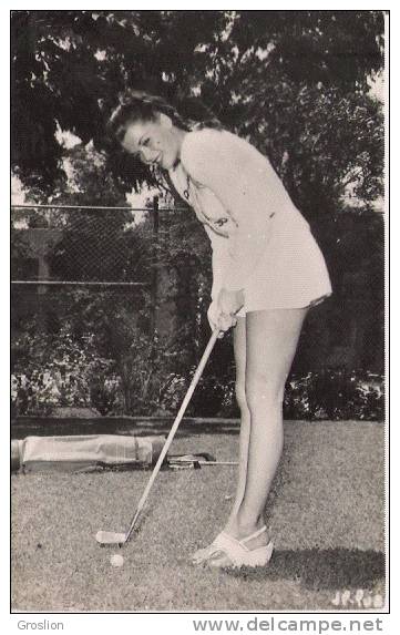 JANIS PAIGE (JOUANT AU GOLF BEAU PLAN) 3032 - Golf