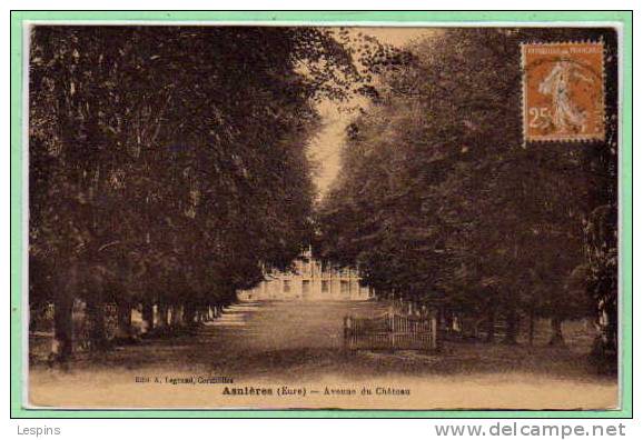 27 - ASNIERES -- L'Avenue Du Château - Arnières