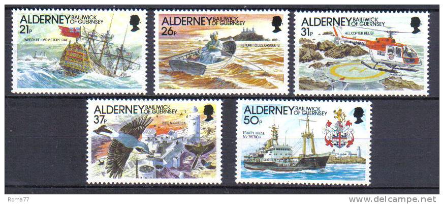 PFZ6 - ALDERNEY ,  Serie N. 49/53   *** - Alderney
