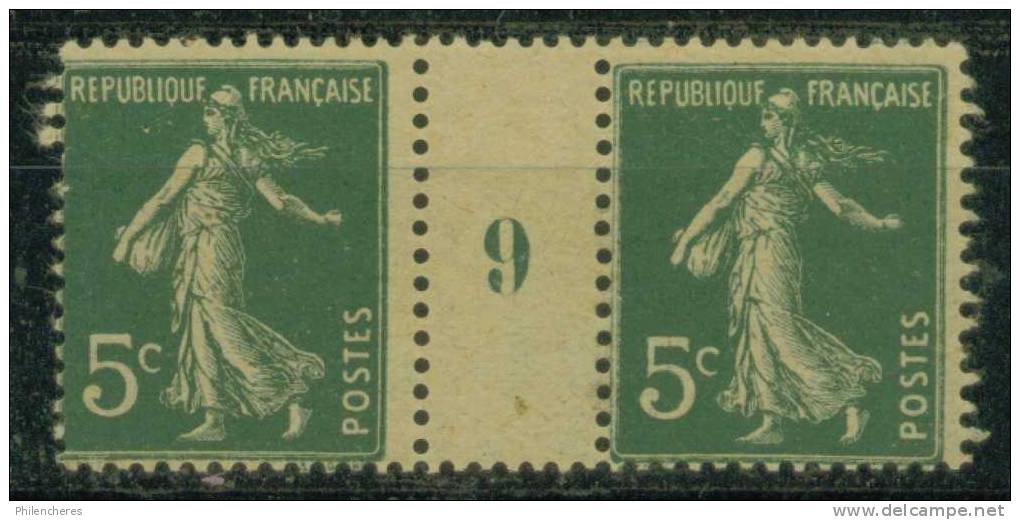 France Paire Millésimée 9 Dallay N° 136 GC Xx - Cote 30 Euros - Prix De Départ 7,5 Euros - Millesimes