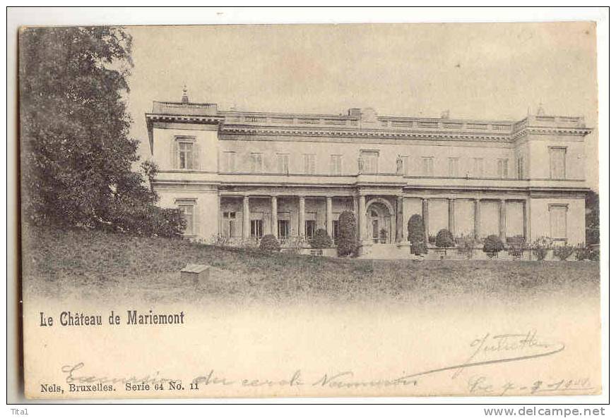 11329 - Château De Mariemont - Nels Série 64 N° 11 - Morlanwelz
