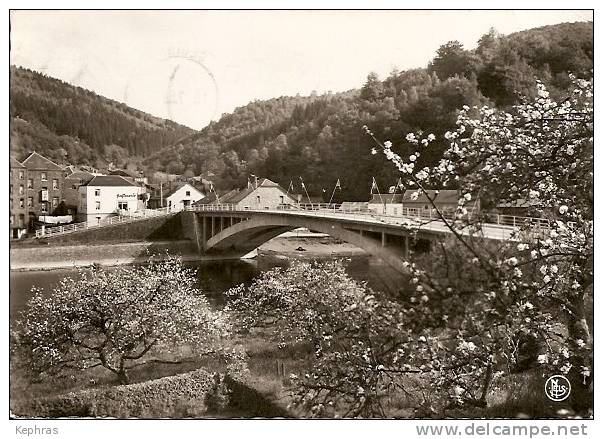 BOHAN S/SEMOIS : Le Pont - Edit. : J. Lepage Msin Libre Service Courtheoux Bohan S/Semois - Cachet Poste 1968 - Vresse-sur-Semois