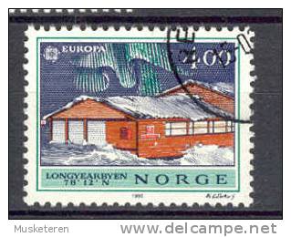 Norway 1990 Mi. 1047  4.00 Kr Europa CEPT Postalische Einrichtungen Postal Buildings Postamt Longyearbyen - Oblitérés