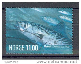 Norway 2007 Mi. 1616  11.00 Kr Seaworld Animals Meerestiere Fish Fisch Makrelle Makrel - Gebraucht