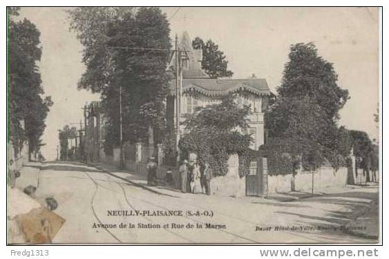 Neuilly Plaisance - Avenue De La Station Et Rue De La Marne - Neuilly Plaisance