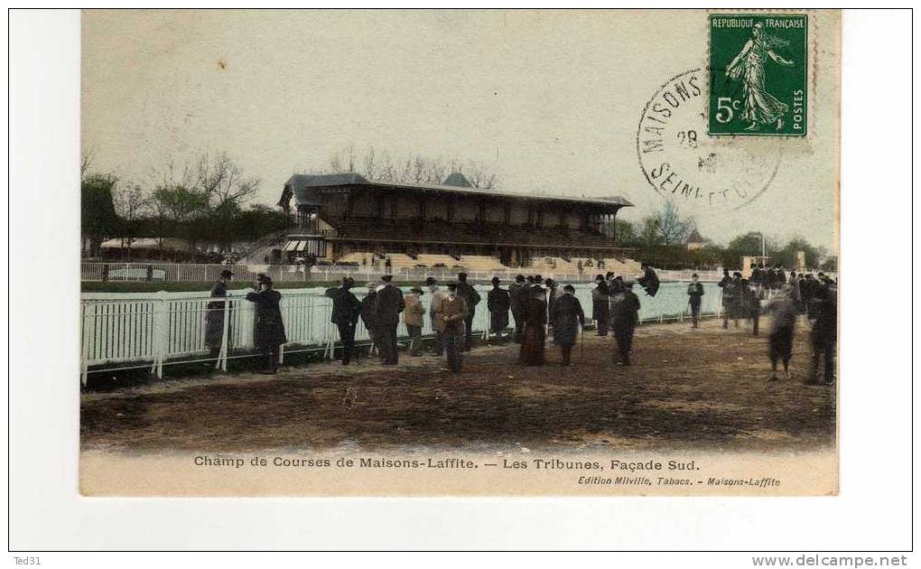 CPA  MAISONS-LAFFITE - La Tribune De L´hippodrome - Montesson