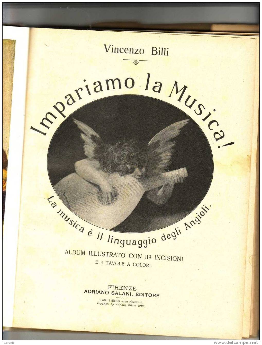 IMPARIAMO LA MUSICA EDITORE SALANI FIRENZE 1928 - Old Books