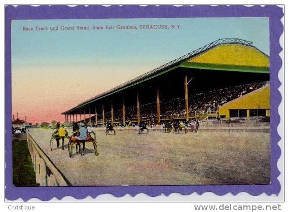 Race Track And Grand Stands, State Fair Grounds, Syracuse, NY - Syracuse