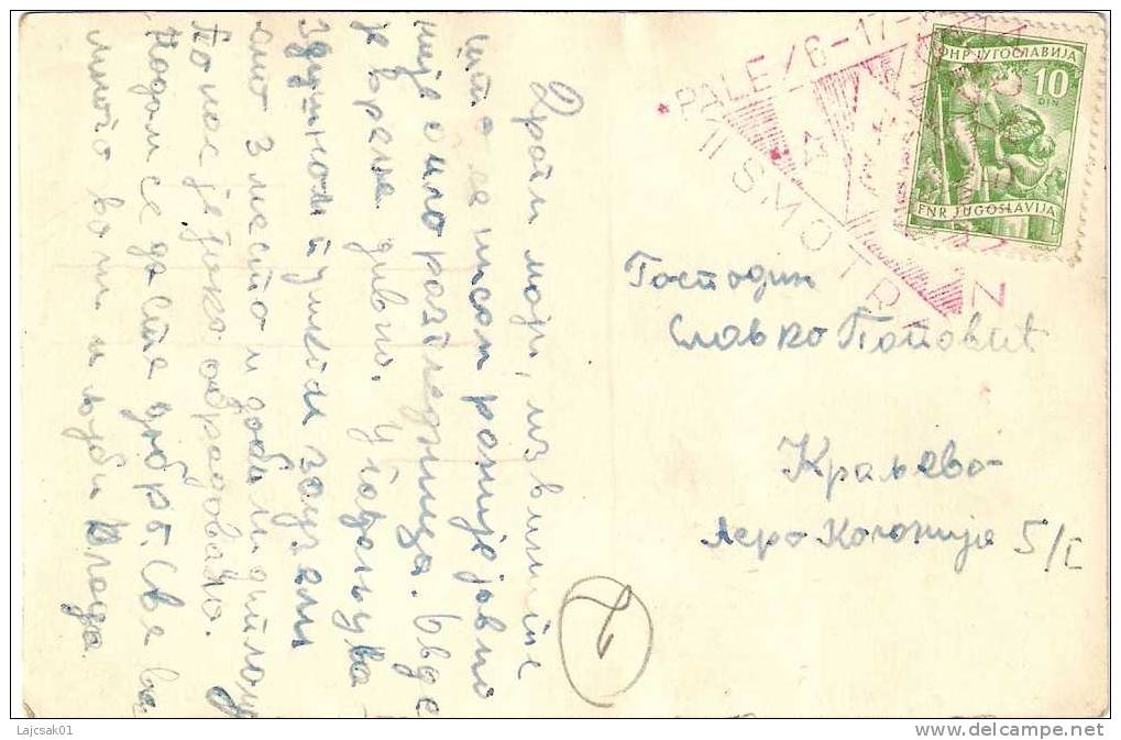 Scouting,Scouts,Pfadfinde R.Pale  Sarajevo 1957. Special Cancel 2 Scans - Scoutismo