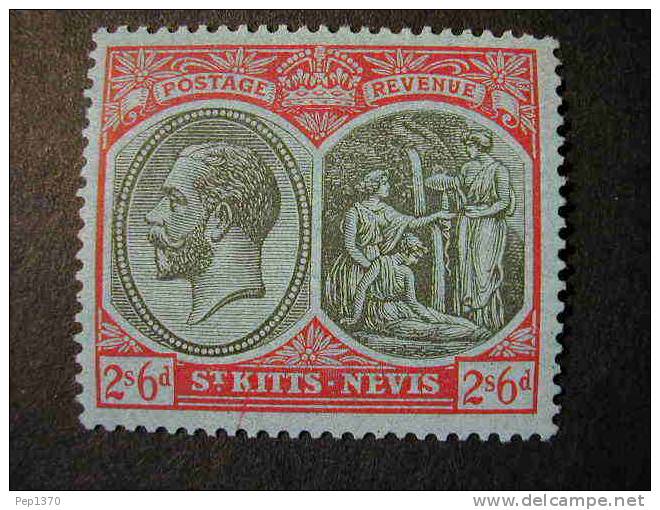 ST KITTS & NEVIS 1921-1929 GEORGE V  MH  Yvert Nº 71 - St.Kitts E Nevis ( 1983-...)