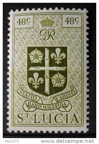 SANTA LUCIA 1949 ESCUDO (VALOR EN DOLARES) Yvert Nº 143 - St.Lucie (1979-...)