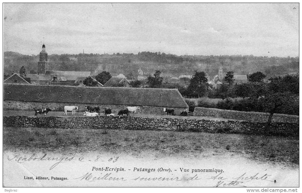 PONT ECREPIN       PUTANGES     VUE PANORAMIQUE - Pont Ecrepin