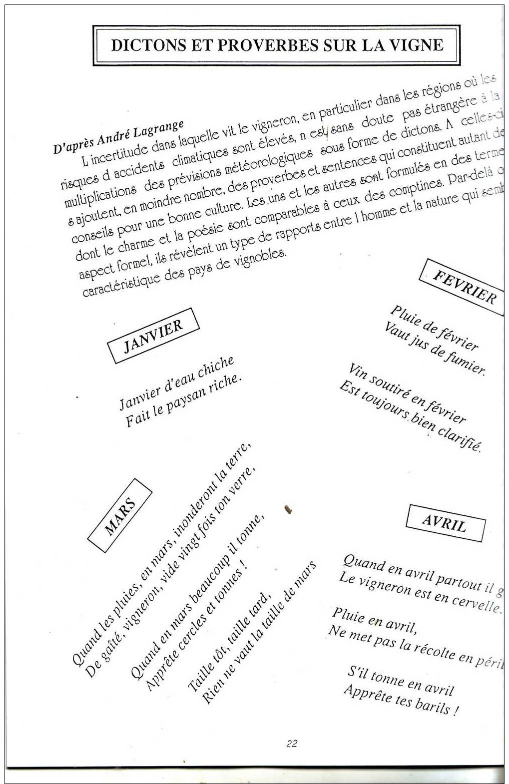 "La Revue Dossiers D´Aquitaine Et D´ailleurs" 1994  Médoc En Poésie - Chronique Des 16e Rencontres-vins Et Proverbes - Cuisine & Vins