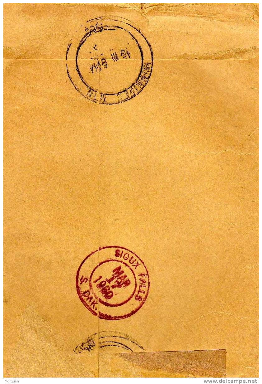 Carta Certificada WINIPEG (Canada) 1960. Bilesky Station. SIOUX - Lettres & Documents