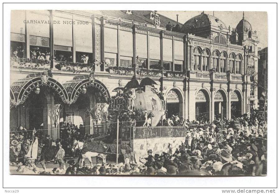 CARNEVALE DI NIZZA DEL 1906  (1)  ANIMATISSIMA!!! - Costumi