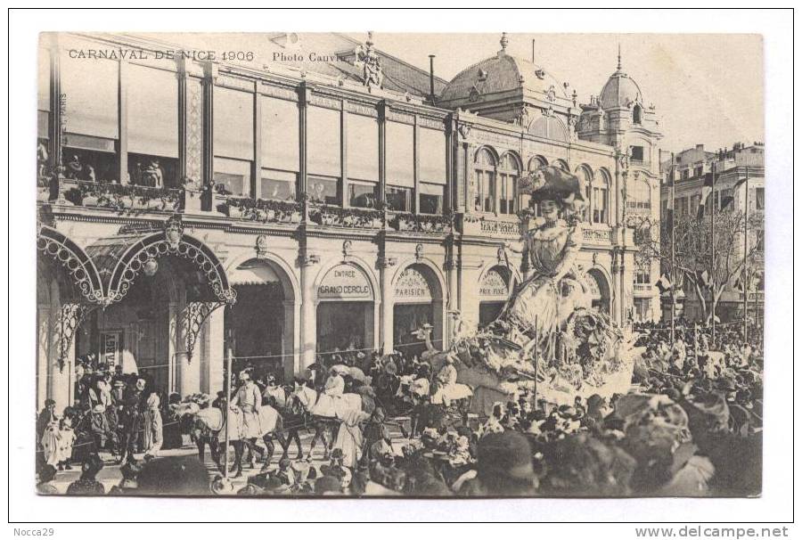 CARNEVALE DI NIZZA DEL 1906 (4). ANIMATISSIMA!! - Costumi