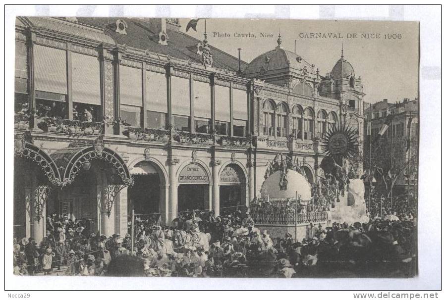 CARNEVALE DI NIZZA DEL 1906 (6). ANIMATISSIMA!!! - Costumi