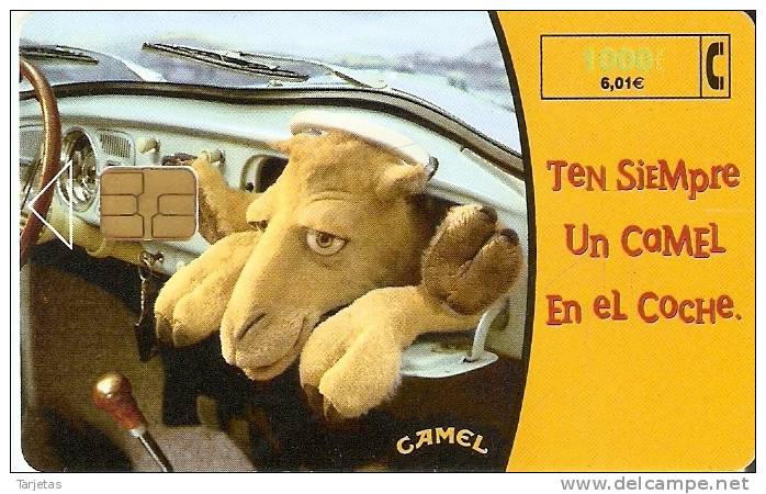 TARJETA DE ESPAÑA DE TABACO CAMEL  DEL 3/99 TIRADA 40500  (TOBACCO-SNUFF) - Publicidad