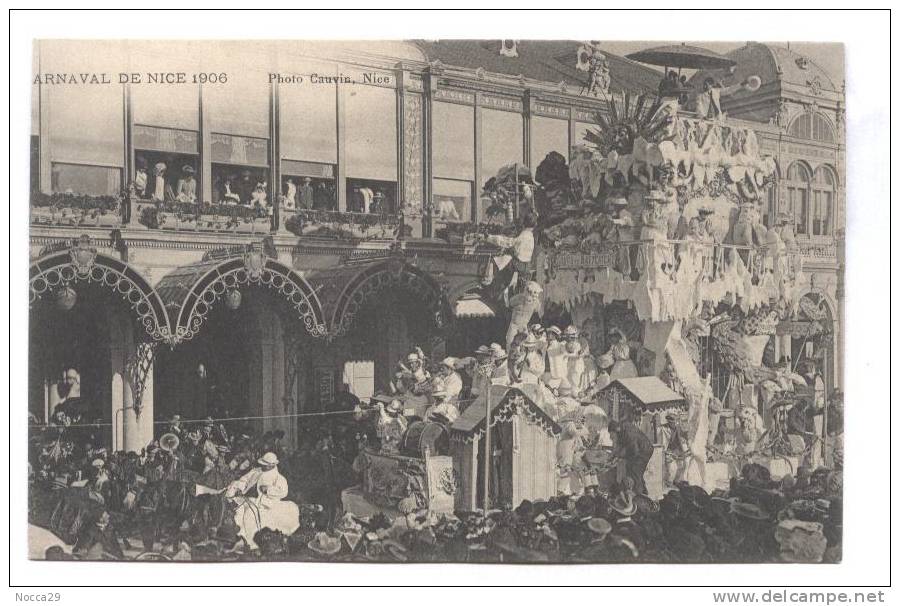 CARNEVALE DI NIZZA DEL 1906 (7). ANIMATISSIMA!!! - Costumi