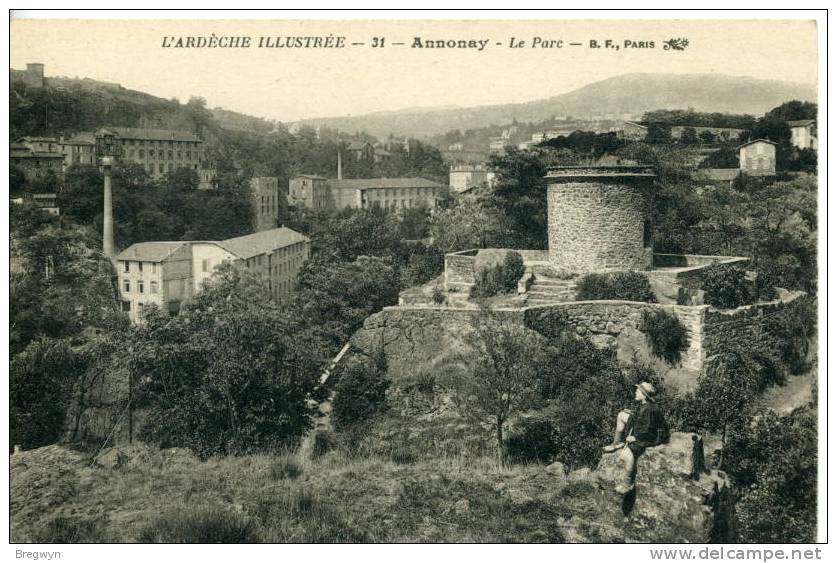 07 - CPA Annonay - Le Parc - Annonay