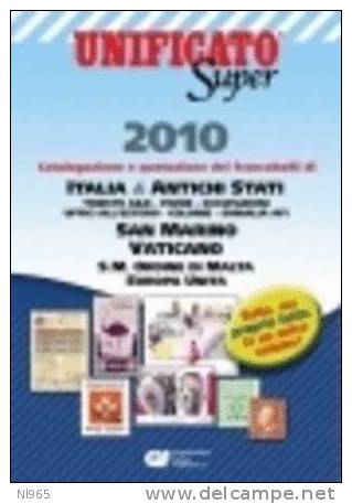 CATALOGO UNIFICATO SUPER - FRANCOBOLLI AREA ITALIANA  ANNO 2010 - Italië