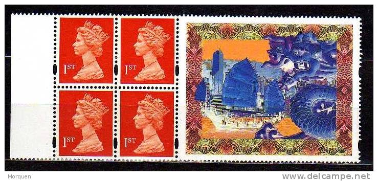 Lupa 844. Grand Bretagne, Queen Elisabeth + Viñete, Label 1997 ** - Unused Stamps