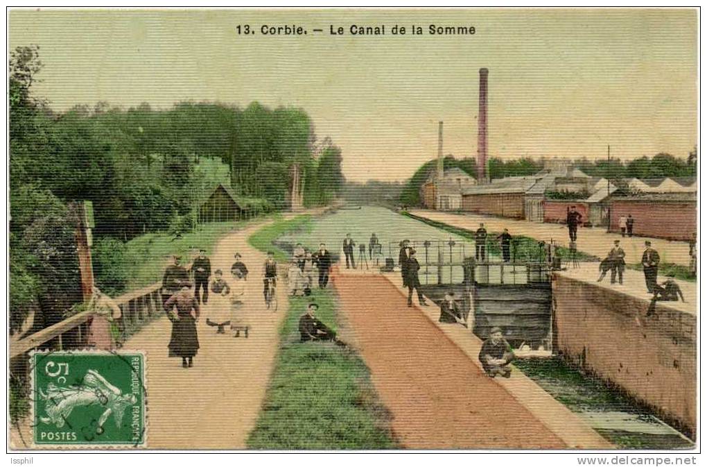 Corbie - Le Canal De La Somme - Corbie