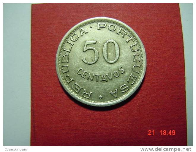 963 MOZAMBIQUE MOÇAMBIQUE 50 CENTAVOS     AÑO / YEAR 1950 VERY FINE+ - Mosambik