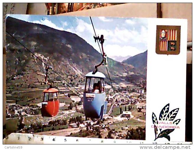 ANDORRA VALLE  ENCAMP  FUNIVA V1969 CB4252 - Andorra