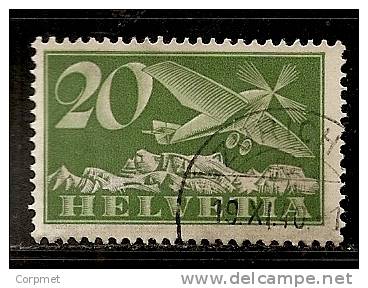 SWITZERLAND - AIR MAIL 1922-33 Yvert # 4a  - VF USED - Gebraucht