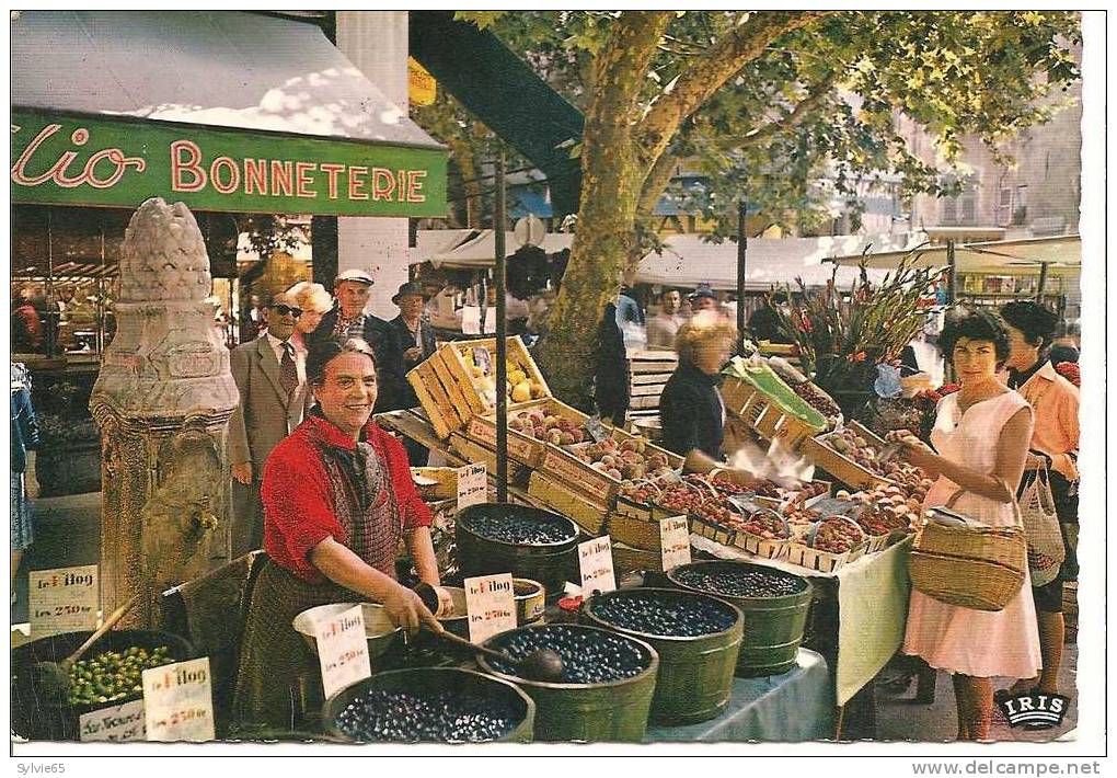 NICE-les Pittoresques Marchés De Provence-"goutez Nos Olives" - Marchés, Fêtes