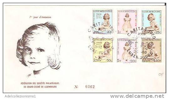 31766)lettera F.d.c. Principessa Marie Con 6 Valori + Annullo - FDC