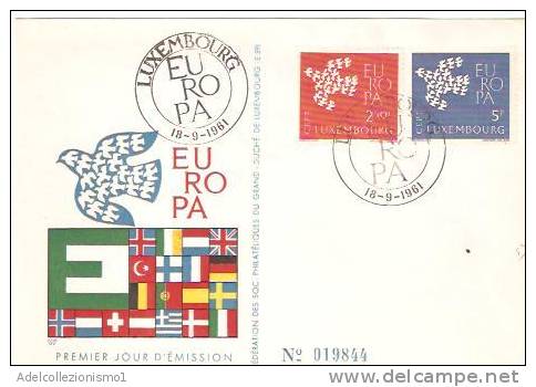31771)lettera F.d.c. Europa Cept Con 2 Valori + Annullo - FDC