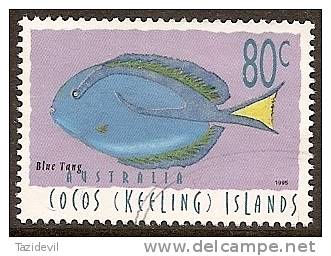 COCOS ISLANDS - Used 1995 80c Fish - Cocos (Keeling) Islands