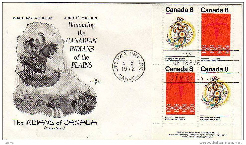 S.P.D. OTTAWA -ONTARIO ( Canada) 1972 , F.D.C. - Commemorative Covers