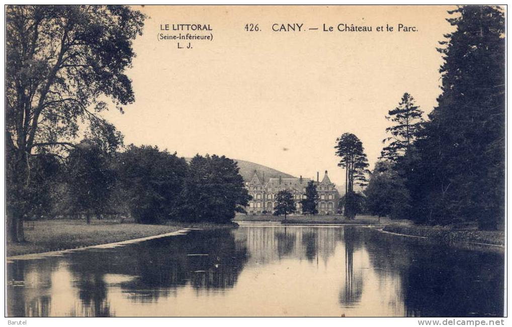 CANY - Le Château Et Le Parc - Cany Barville