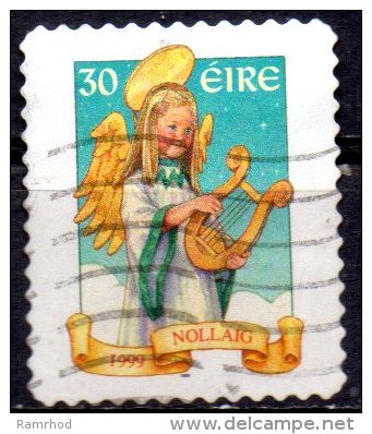 IRELAND 1999 Christmas - 30p. - Angel  FU - Used Stamps