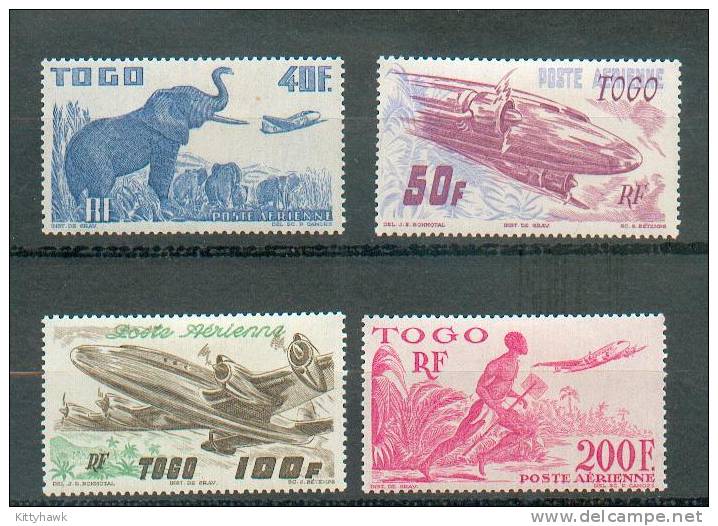 Togo  187 - PA 17 à 20 * - Charnières Complètes - Unused Stamps