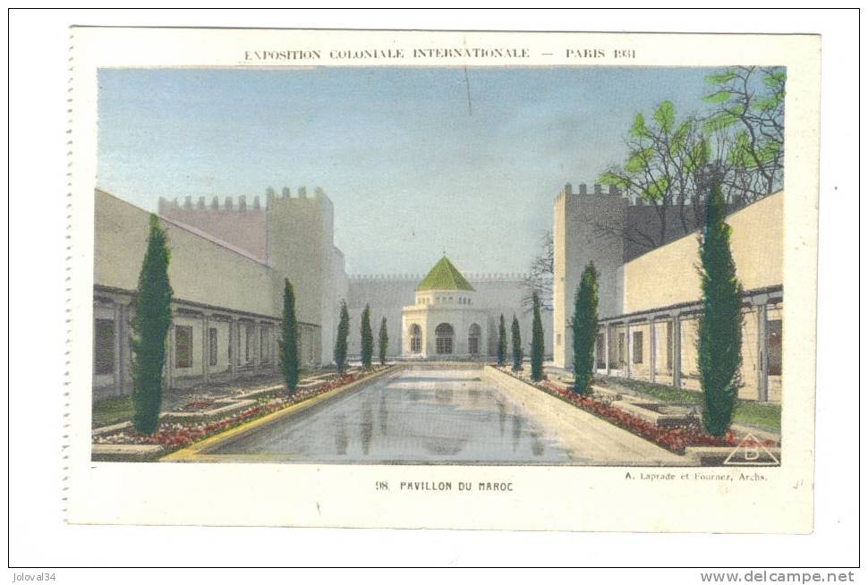 Exposition Coloniale Internationale PARIS 1931 - Pavillon Du Maroc - Architectes Laprade Et Fournez - Expositions