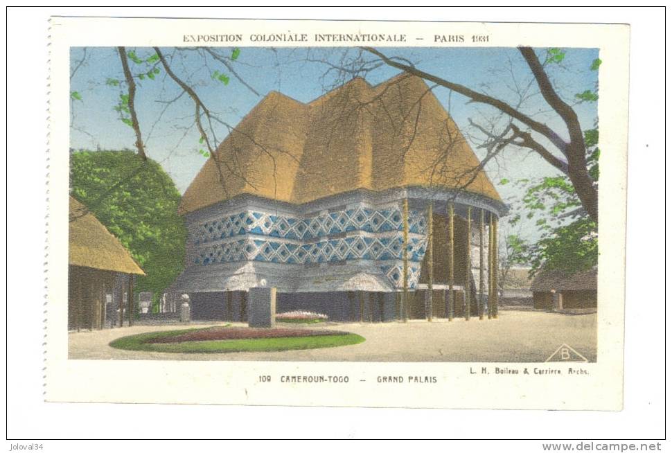 Exposition Coloniale Internationale PARIS 1931 - CAMEROUN TOGO - Grand Palais - Architectes Boileau Et Carrière - Ausstellungen