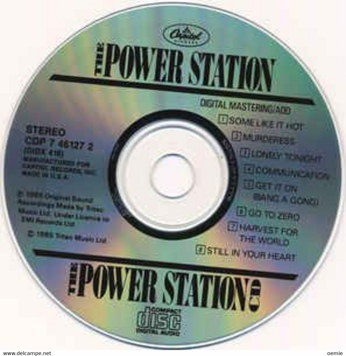 THE  POWER  STATION  ° PARLOPHONE  //  CD ALBUM NEUF SOUS CELLOPHANE - Rock