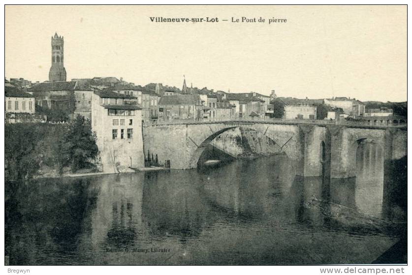 47 - CPA Villeneuve-sur-Lot - Le Pont De Pierre - Villeneuve Sur Lot