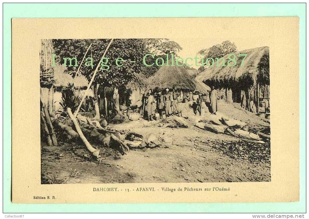 AFRIQUE DAHOMEY - AFANVI - VILLAGE De PECHEURS Sur L'OUEME -  RARE - Dahomey