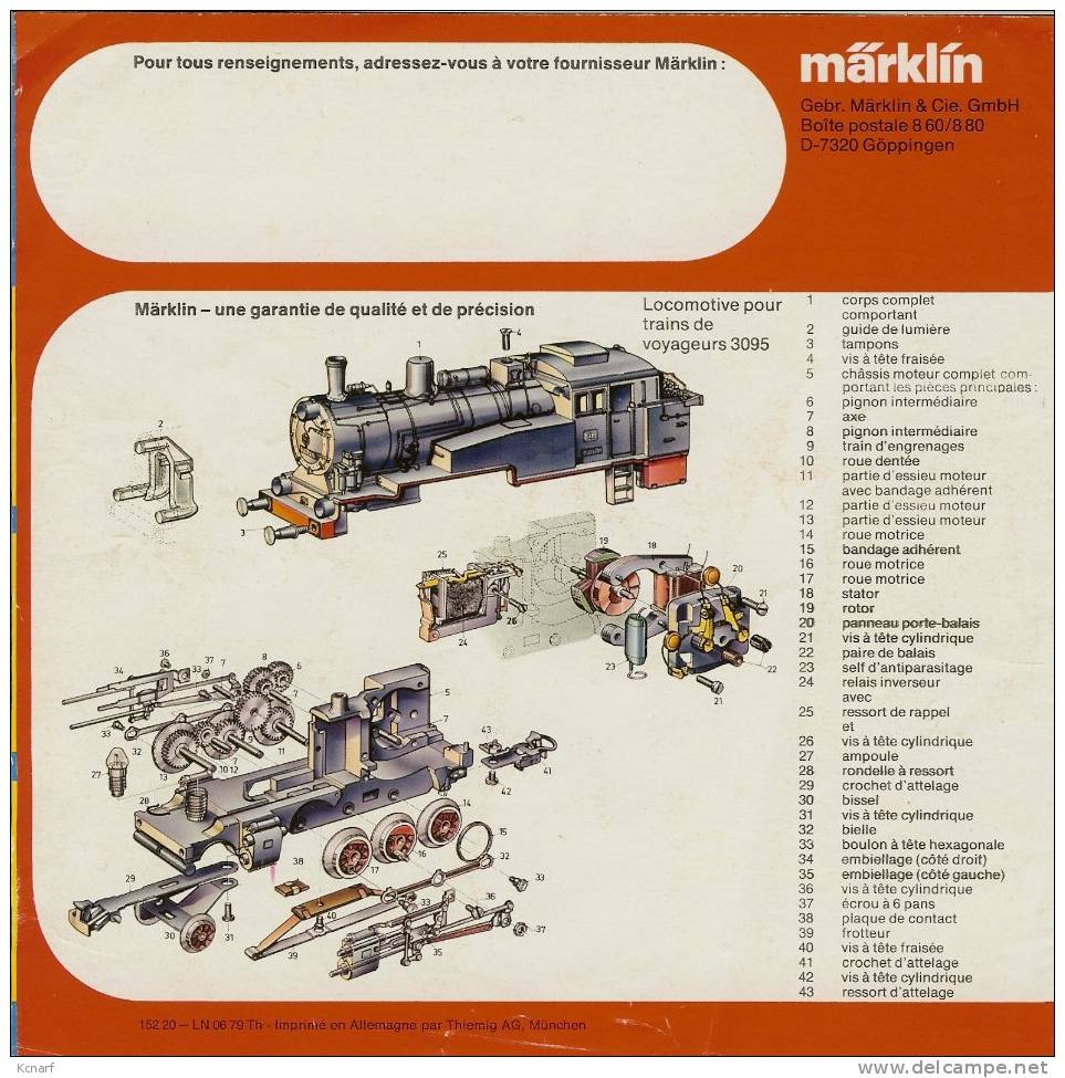 Vieux MAGAZINE MARKLIN HO De 1979 ( 6 Pages ) . - Français