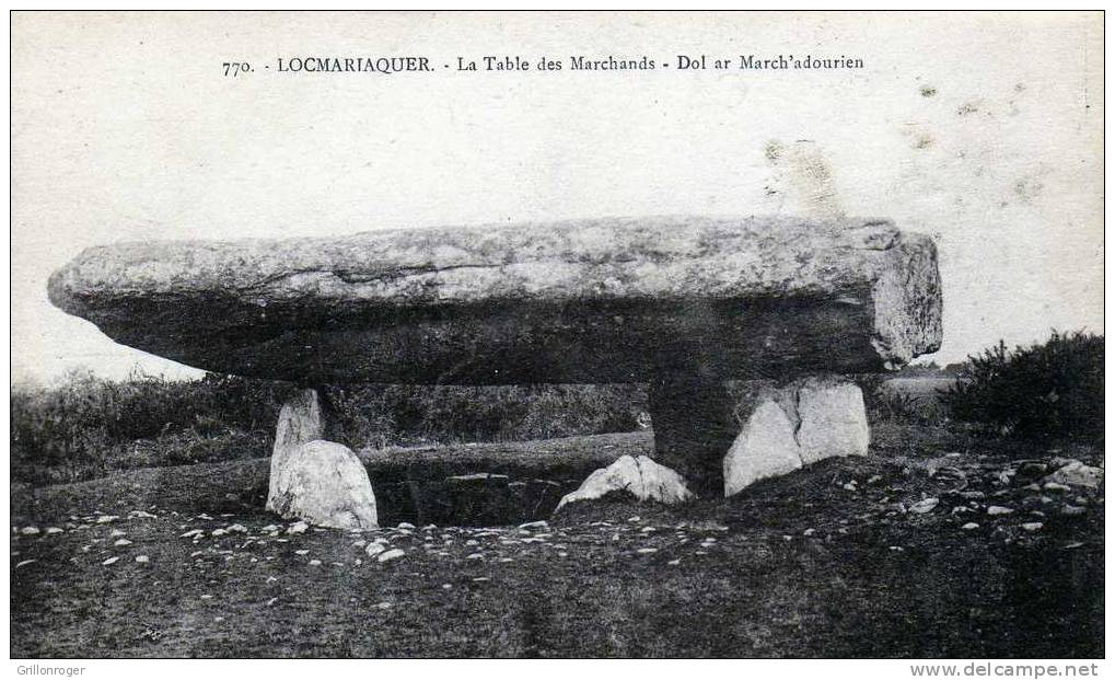 LOCMARIAQUER (table Des Marchands) - Dolmen & Menhire