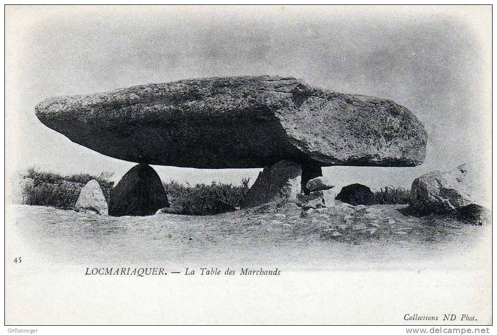 LOCMARIAQUER  (table Des Marchands) - Dolmen & Menhire