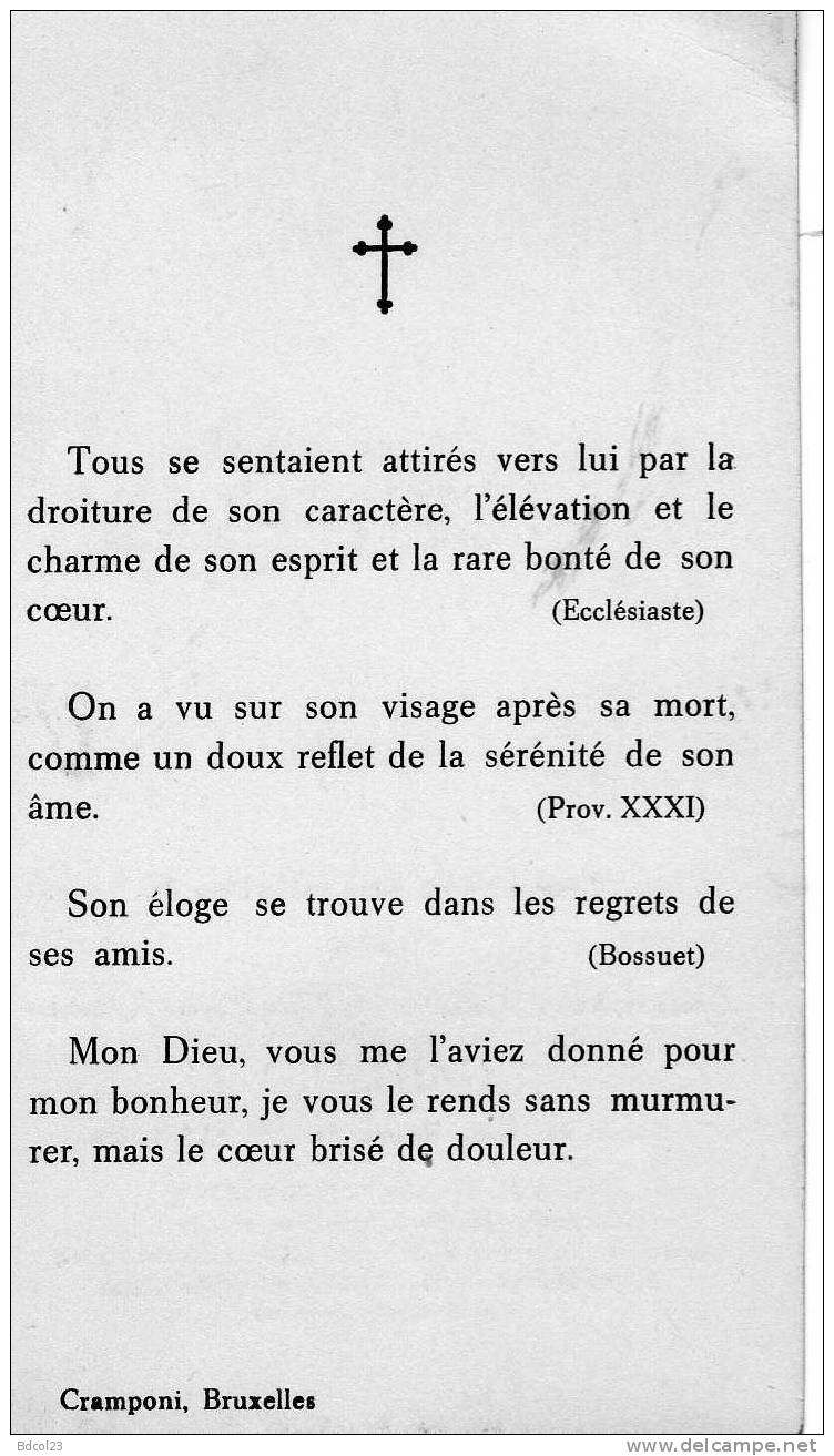 Image Mortuaire Messire Georges Gaillard époux De Dame Renée De Meulenaere Décédé Le 8/4/63 (143) - Autres & Non Classés