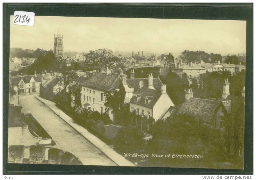 BIRG EYE VIEW OF CIRENCESTER  - TB - Altri & Non Classificati